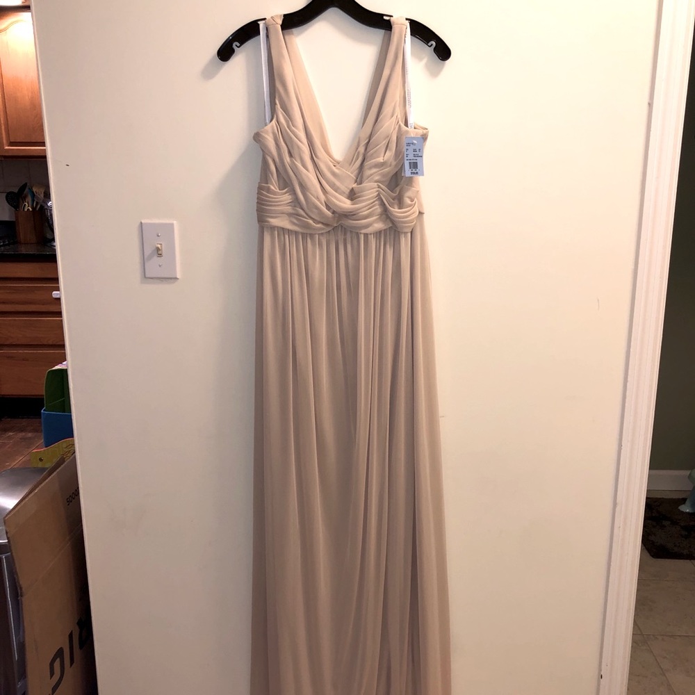 Champagne David Bridal Dress
